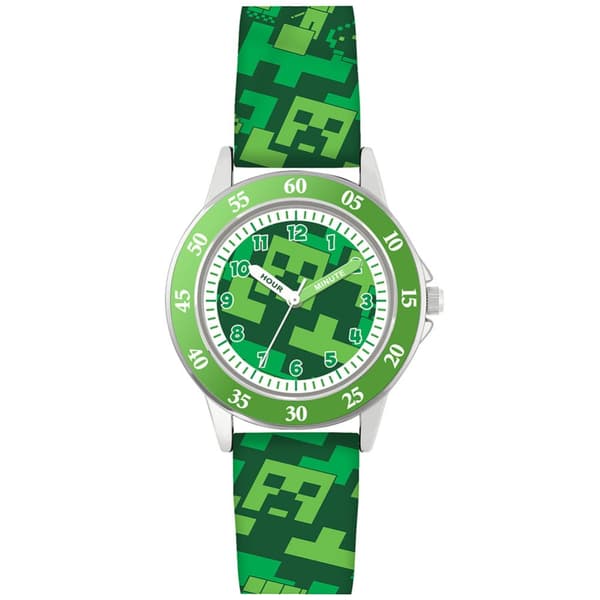 Minecraft Childrens/Kids Creeper Analogue Watch
