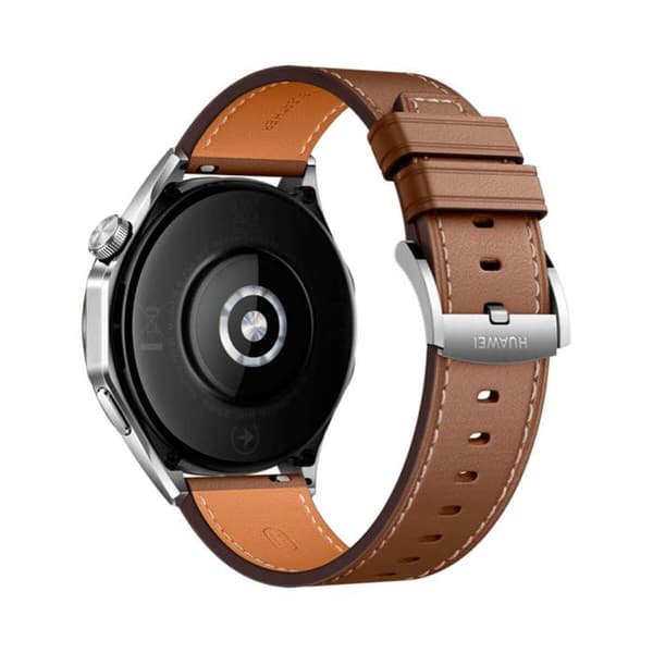 Ansluten klocka Huawei Watch GT 4 46 mm Klassiskt läderband Brun