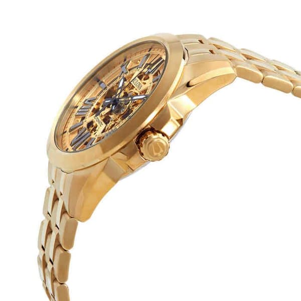 Klocka - Bulova - 97A162 - Automatisk - Analog - Rostfritt stål Guld