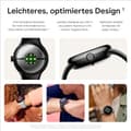 Miniatyrbild 4 av 6: Google Pixel Watch 2 - det bästa från Google och Fitbit - pulsmätning, stresshantering, säkerhetsfunktioner - Android - Champagne Gold aluminiumkropp