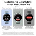 Miniatyrbild 6 av 6: Google Pixel Watch 2 - det bästa från Google och Fitbit - pulsmätning, stresshantering, säkerhetsfunktioner - Android - Champagne Gold aluminiumkropp