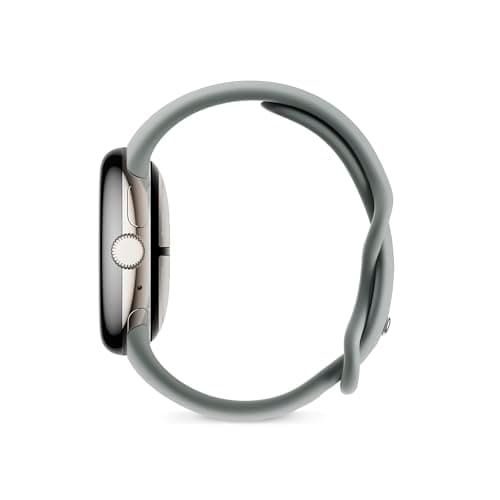 Google Pixel Watch 2 - det bästa från Google och Fitbit - pulsmätning, stresshantering, säkerhetsfunktioner - Android - Champagne Gold aluminiumkropp