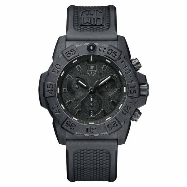Luminox Kello Navy Seal Chronograph 3581 Musta 45 mm