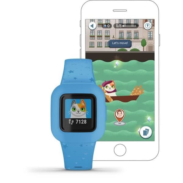 GARMIN vivofit jr3 - Stars, Blue - Aktivitetsarmband för barn
