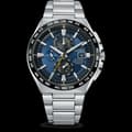 Miniatyrbild 3 av 4: Citizen - Herrklocka - Eco-Drive - Kronograf - Titanium Silver Armband - AT8234-85L