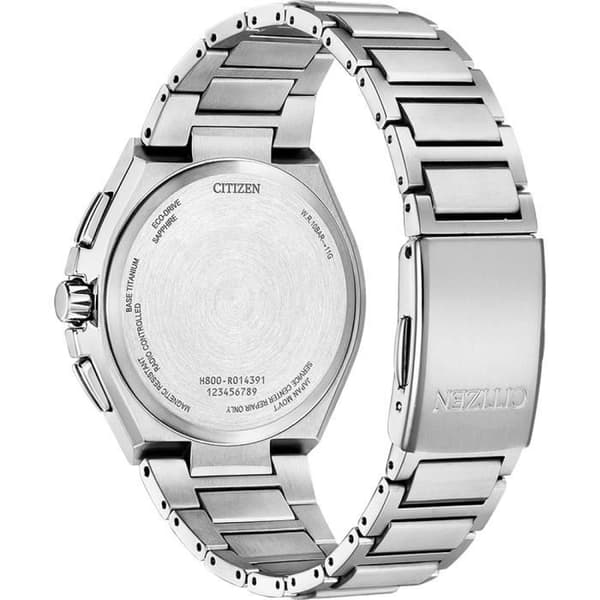 Citizen - Herrklocka - Eco-Drive - Kronograf - Titanium Silver Armband - AT8234-85L