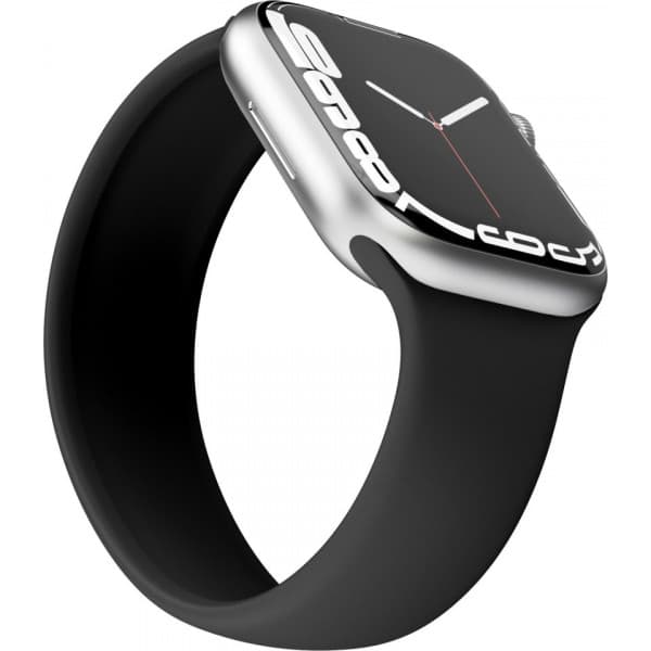 Vonmählen Solo Loop -silikonarmband för Apple Watch 38 / 40 / 41, storlek L, svart