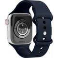 Pikkukuva 4 / 4: Vonmählen Classic Band -silikoniranneke, Apple Watch 42 / 44 / 45 / 49, tummansininen
