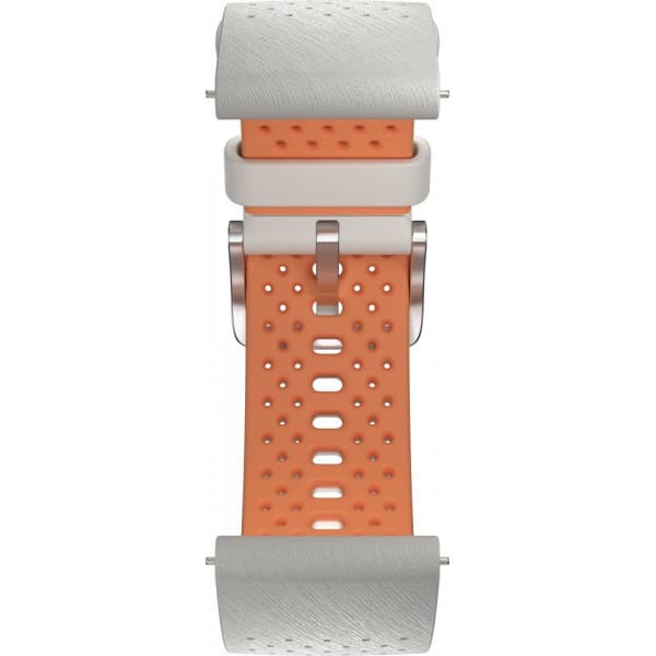 Polar silikonarmband 22 mm, aprikos/grå, S-L