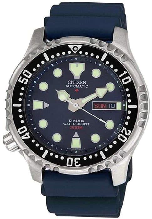 Citizen - NY0040-17LE - Herrklocka - Analog kvarts - Blå urtavla - Blå stålarmband
