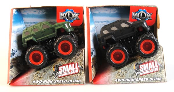 Suntoys Leksaker Bil Bilar Cars Monster SUV Truck 4WD 9cm