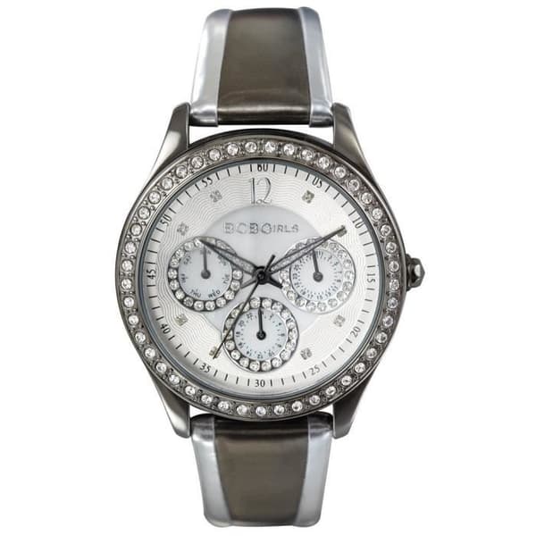 BCBG Watch -GL2068 i flerfärgat läder - Quartz - Dam - Grå - Chic