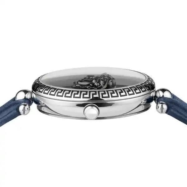 Kvinnoarmbandsur - Versace - VCO080017 Palazzo Empire - Stål - Läder - Svart - Quartz