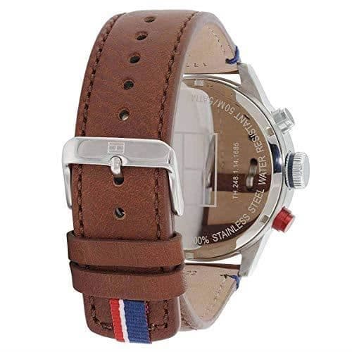 Analog klocka - Tommy Hilfiger - 1791066 - Svart läder - Kvarn - Minéralglas