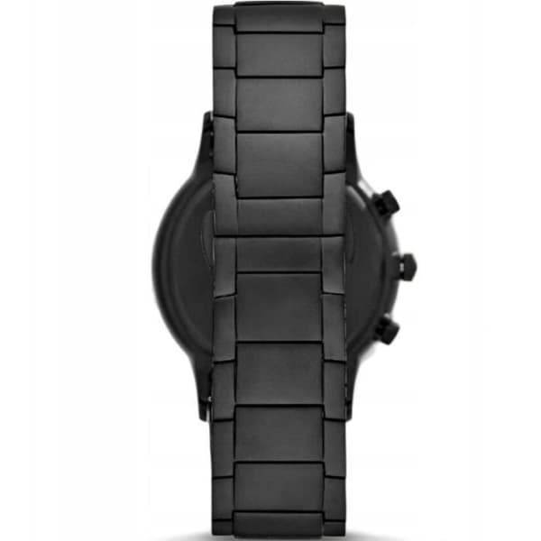 Montre Chronographe Quartz - Emporio Armani - AR11275 - Acier Inoxydable - Noir - Vattentålighet 5 Atm