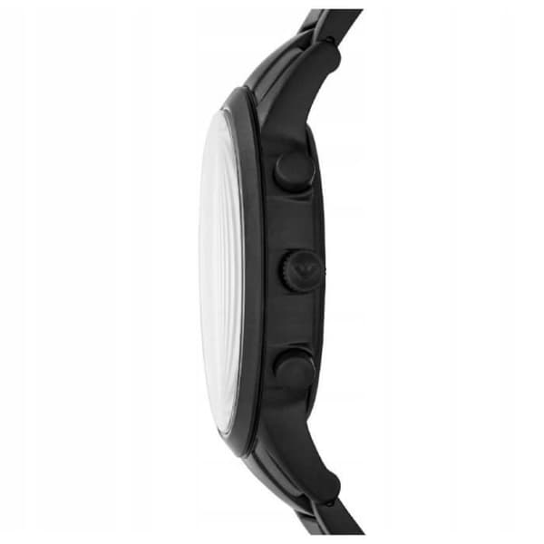 Montre Chronographe Quartz - Emporio Armani - AR11275 - Acier Inoxydable - Noir - Vattentålighet 5 Atm