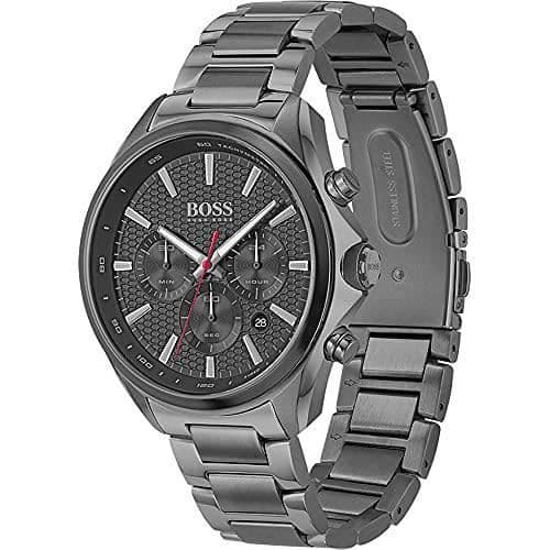 Hugo BOSS Analog kvartsklocka för män med armband i rostfritt stål 1513858