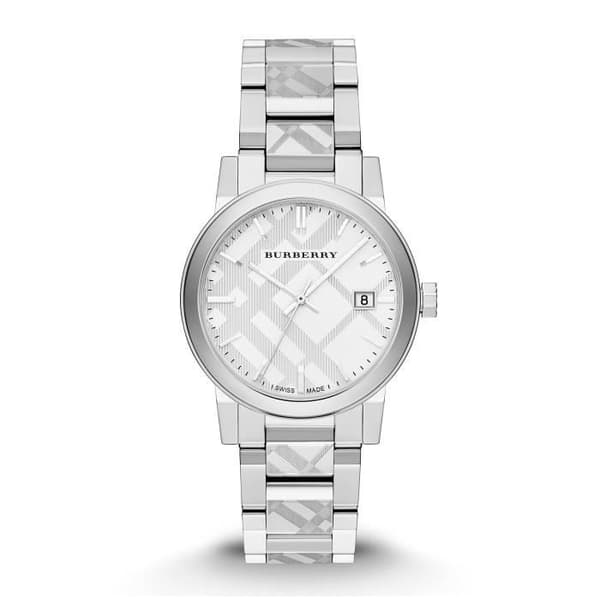 Burberry unisex schweizisk armbandsklocka i rostfritt stål 38 mm Bu9037 BXAUA