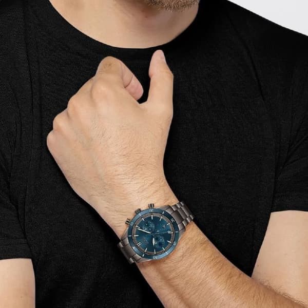 Klocka - Hugo Boss - 1513863 - Kvarts - Kronograf - Rostfritt stål Grå