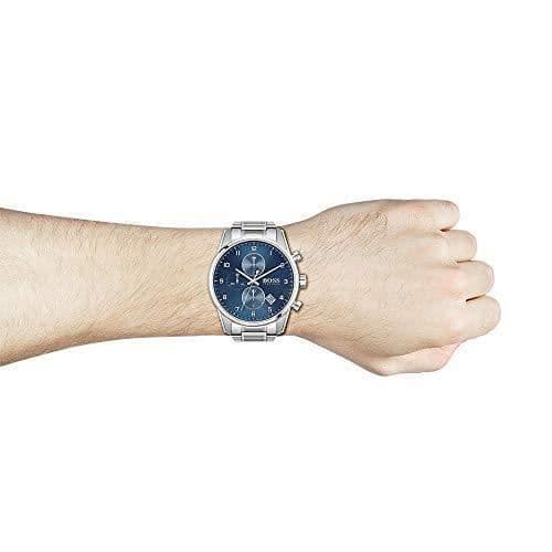 Quartzklocka - Hugo Boss - 1513784 - Armband i rostfritt stål - Blå urtavla - 5 ATM