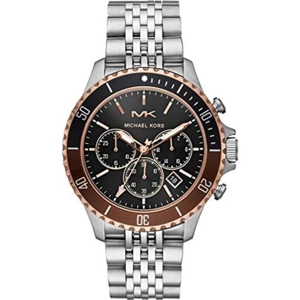 Armbandsur - NQWR0 - MK8725 - Kvarts - Rostfritt Stål - Analogt