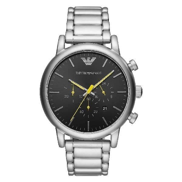 Klocka - Armani - AR11324 - Rostfritt stål - Svart - Ø 46 mm