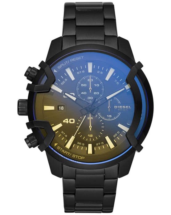 Klocka - Diesel - Griffed Chrono DZ4529 - Svart - Stål - Kvarts