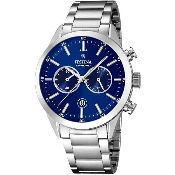 Kronografklocka - Festina - F16826/b - Kvarts - Analog - Silver