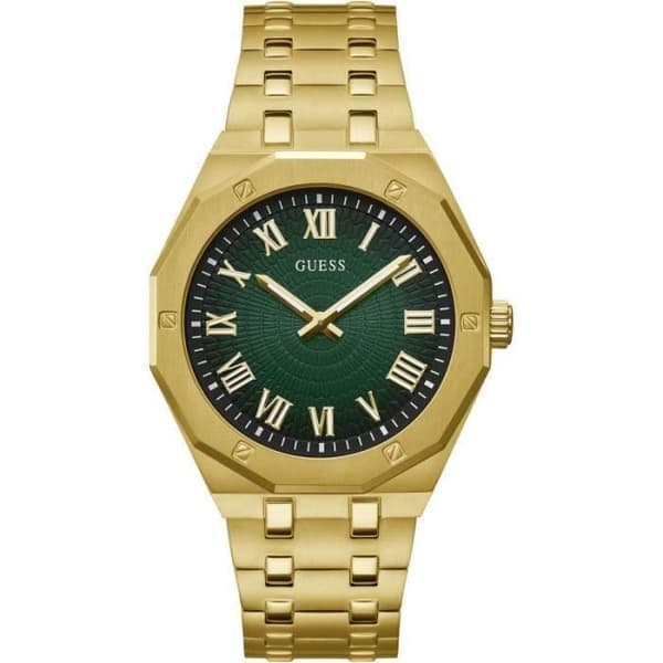 Klocka - Guess - GW0575G2 Asset - Guldplätterad rostfritt stål - Vattentålighet 5 ATM - Chic stil