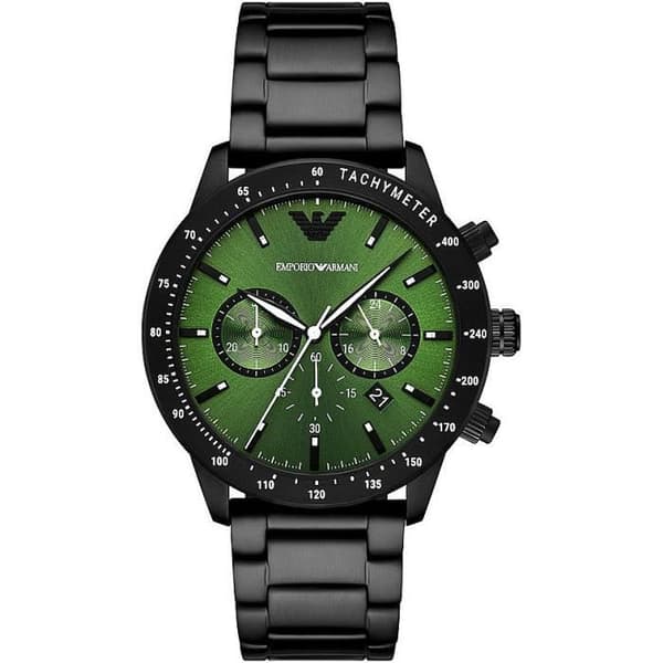 Kronografklocka - EMPORIO ARMANI - AR11472 - Svart - Rostfritt stål - 3 ATM
