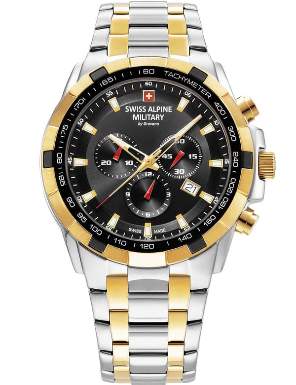 Mens Watch Swiss Military 7043.9147, Quartz, 47mm, 10ATM