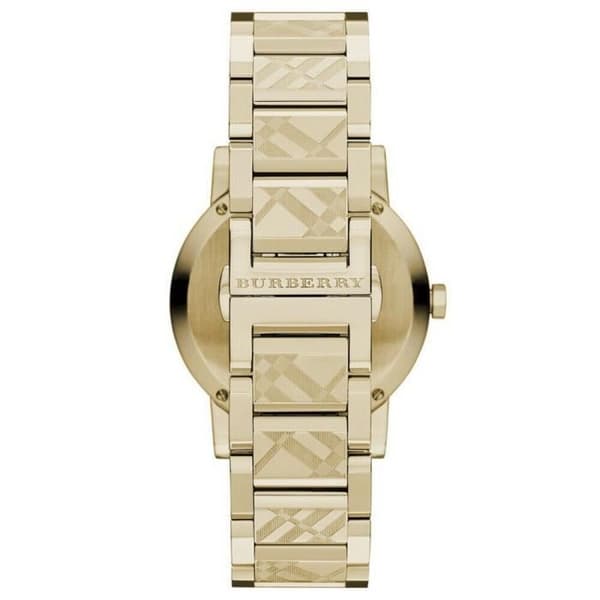 Kvinnoklocka - Burberry - BU9038 - PVD guld/rostfritt stål - 38 mm - Kvartsrörelse