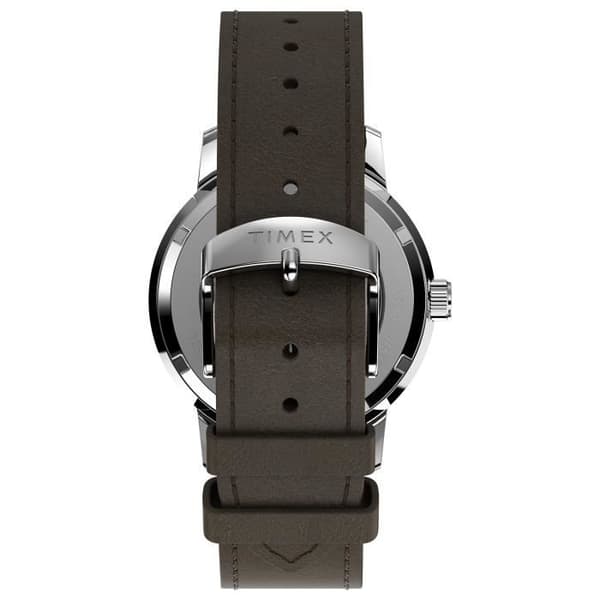 Timex - Herrklocka - Automatisk - Analog - Brunt läderband - TW2V44500