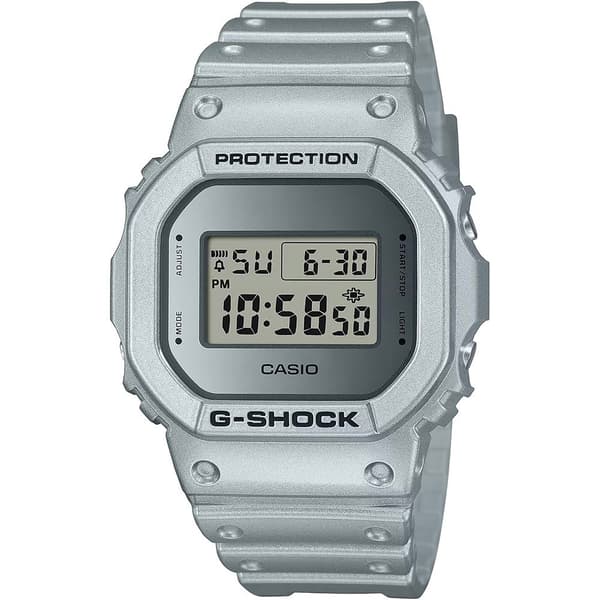 Casio Rannekello Dw-5600ff-8er G-shock Hopeinen