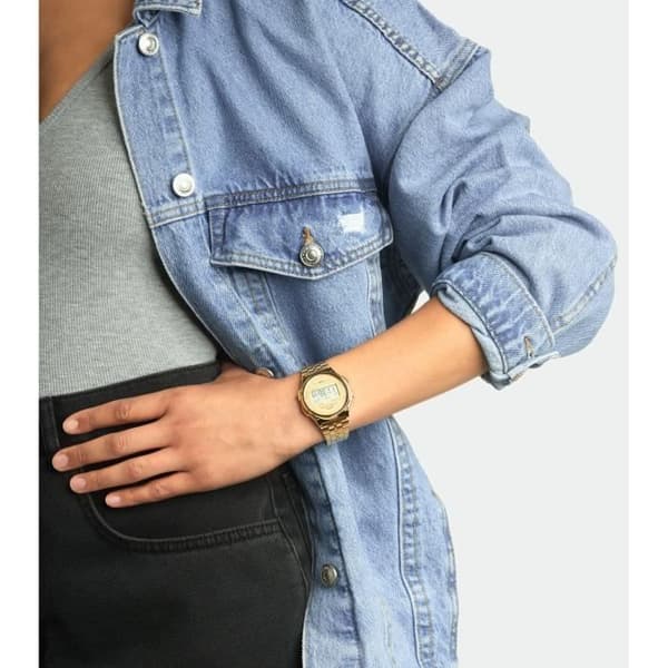 CASIO Vintage -klocka - Multifunktionell - Guld