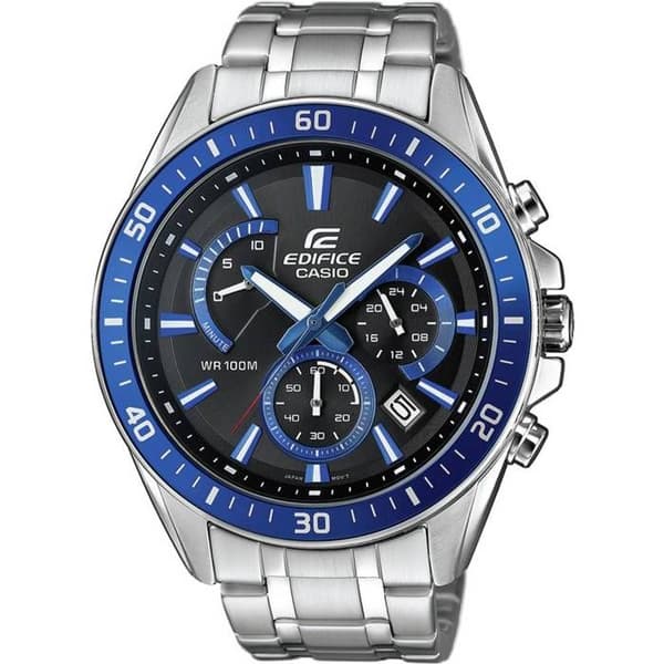 Klocka - CASIO - Edifice EFR-552D-1A2VUEF - Kvarts - Stål - Vattentät 10 ATM