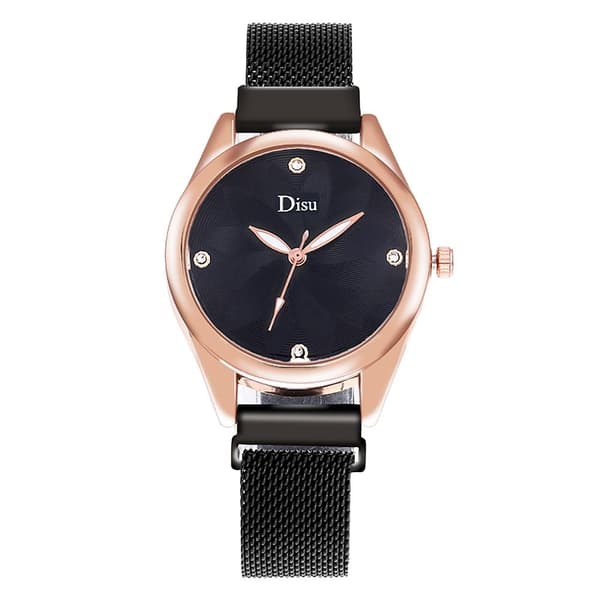 Damklocka Daisy Mesh Rostfritt stål - Svart / Guld