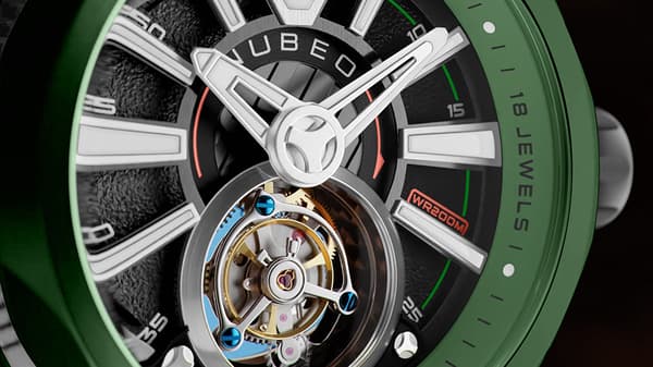 Mens Watch Nubeo NB-6075-08, Automatic, 52mm, 10ATM