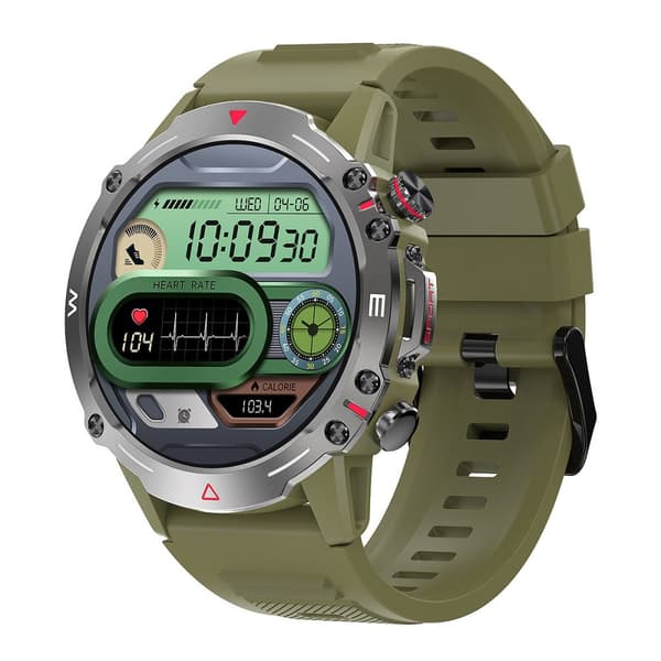 INF Smartwatch / sportsur med Bluetooth-opkald græs farve