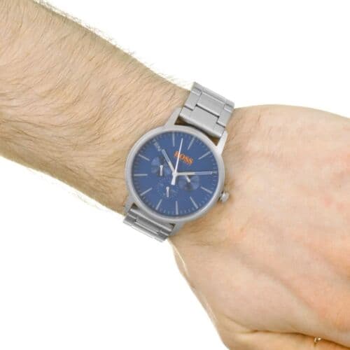 Hugo Boss Orange 1550067 Copenhagen Blue Dial Steel Bracelet Chronograph Watch