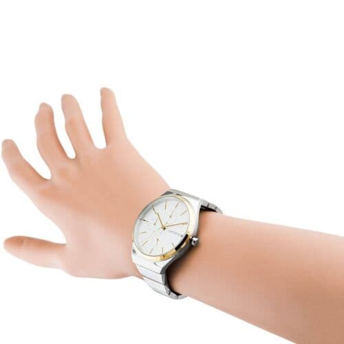 Lacoste 2001046 Bali Ladies Silver Gold Steel Bracelet Chronograph Luxury Watch