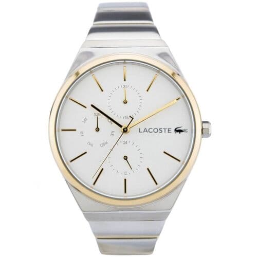 Lacoste 2001046 Bali Ladies Silver Gold Steel Bracelet Chronograph Luxury Watch