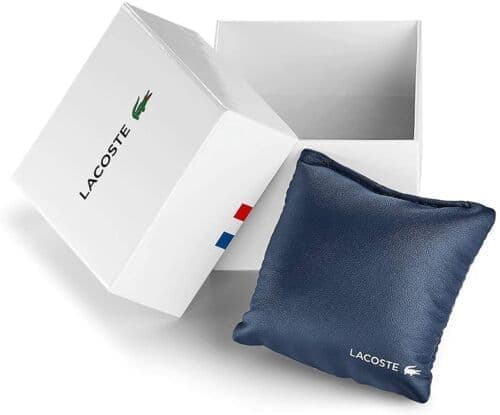 Lacoste 2010766 12.12 Collection Black Rubber Strap Quartz Sport Watch