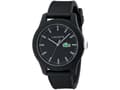 Miniatyrbilde 1 av 4: Lacoste 2010766 12.12 Collection Black Rubber Strap Quartz Sport Watch