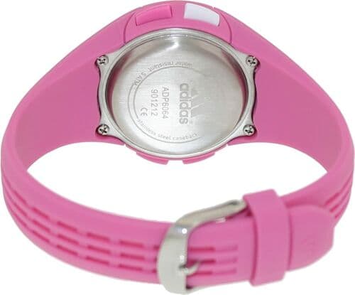 Adidas Performance Furano ADP6064 Pink Silicone Plastic Dial Sport Digital Watch