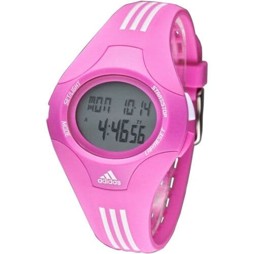 Adidas Performance Furano ADP6064 Pink Silicone Plastic Dial Sport Digital Watch