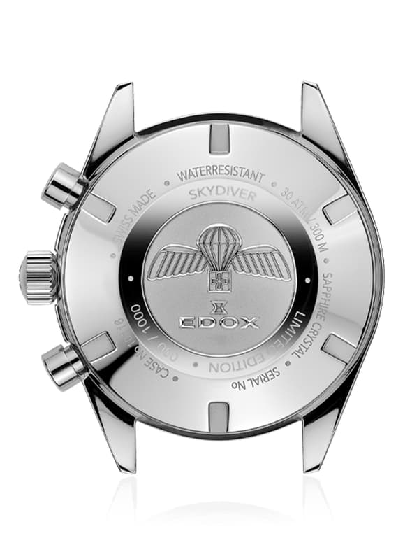 Mens Watch Edox 10116-3-GRIDN, Quartz, 40mm, 30ATM