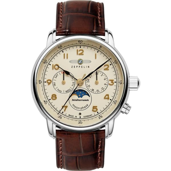 Mens Watch Zeppelin 9636-5, Quartz, 40mm, 5ATM