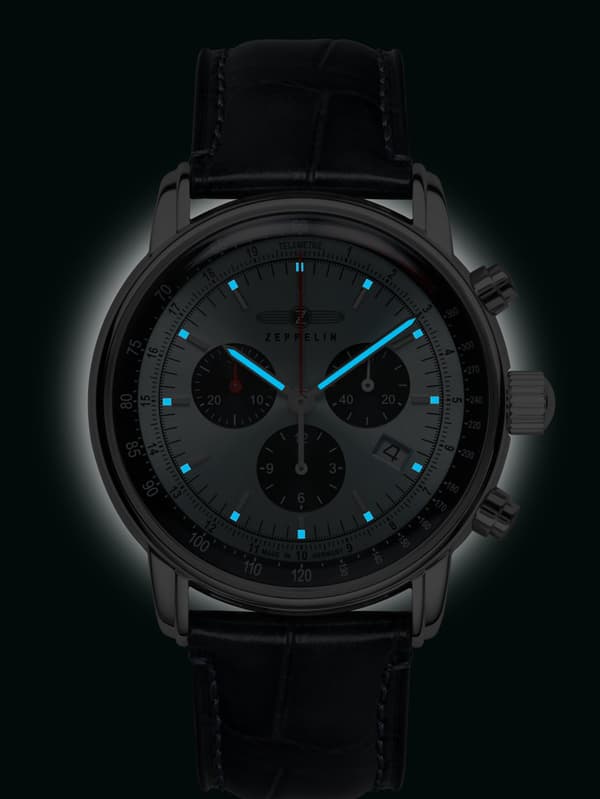 Mens Watch Zeppelin 8886-2, Quartz, 42mm, 5ATM