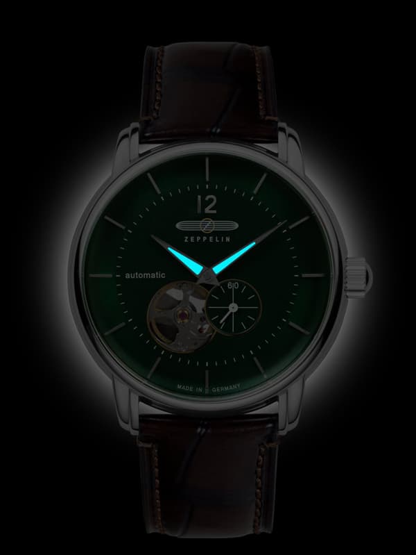 Mens Watch Zeppelin 8166-4, Automatic, 40mm, 5ATM